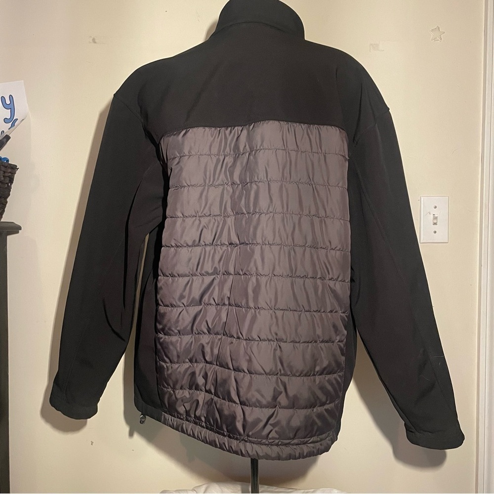 Reebok women’s black puffy coat size large - Picture 2 of 4